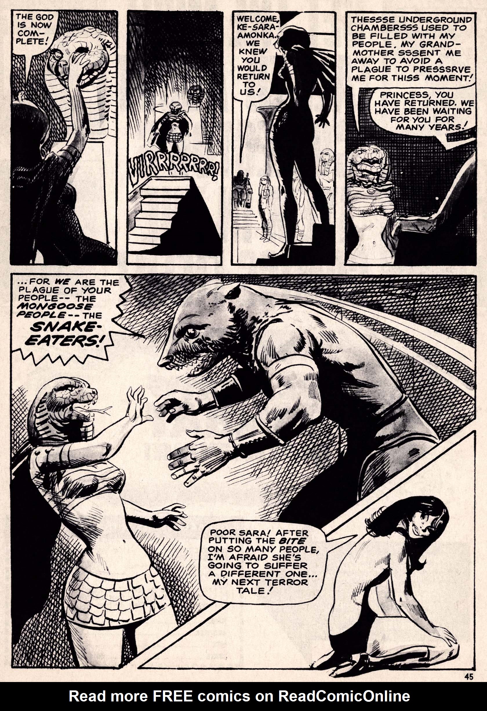 Read online Vampirella (1969) comic -  Issue # Annual 1972 - 45