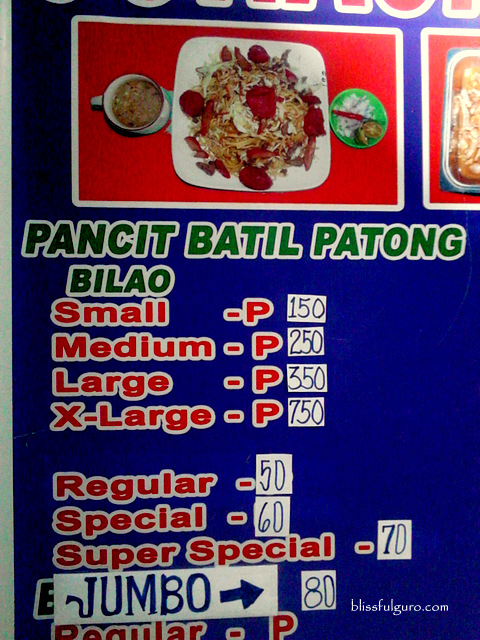 Pancit Batil Patong Metro Manila Blog
