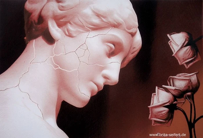 Red Dreams | Brita Seifert 1963 | German Fantastic/Surrealist painter