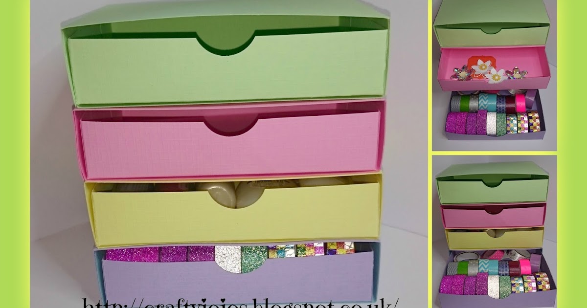 Crafty JoJo`s Blog Drawer Stack for a tidy Desk