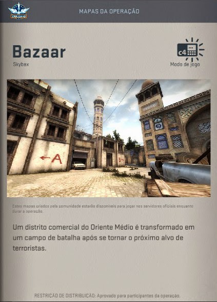 Counter-Strike: Global Offensive War Journal: Mapa Bazaar