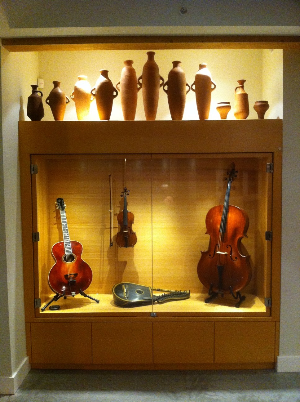 Tyler Mckenzie woodwork Instrument display case