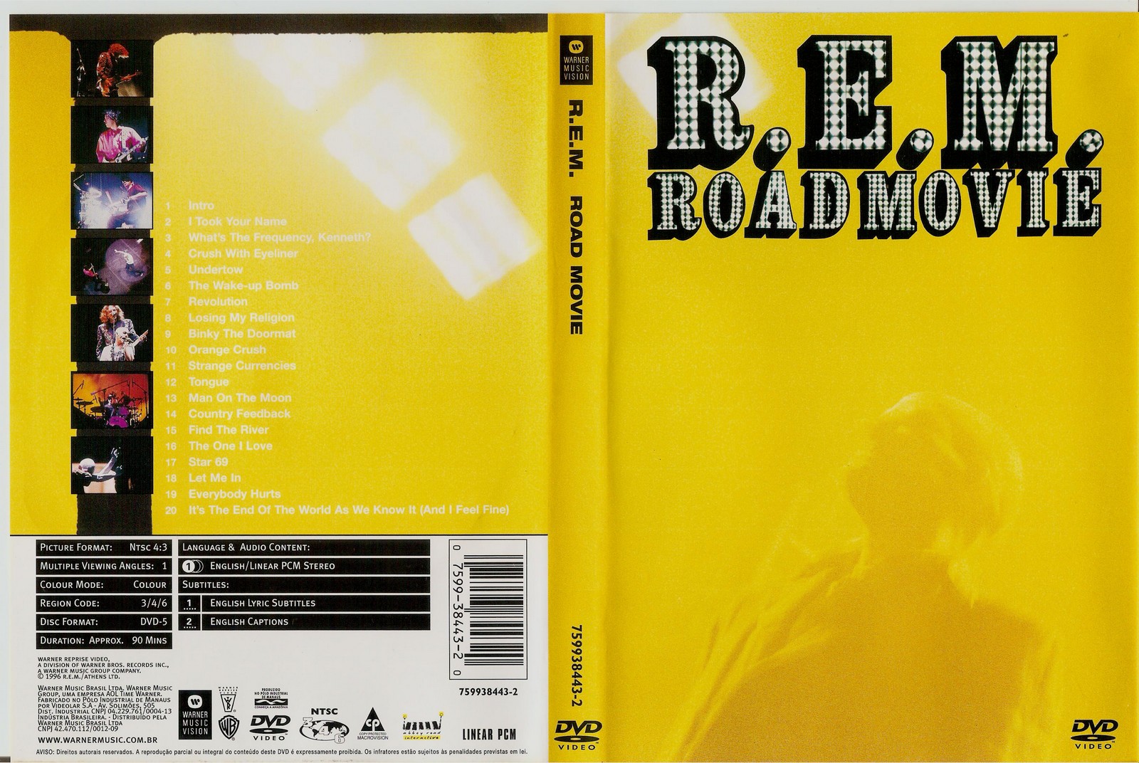 r.e.m. roadmovie laserdisc r.e.m. roadmovie laserdisc