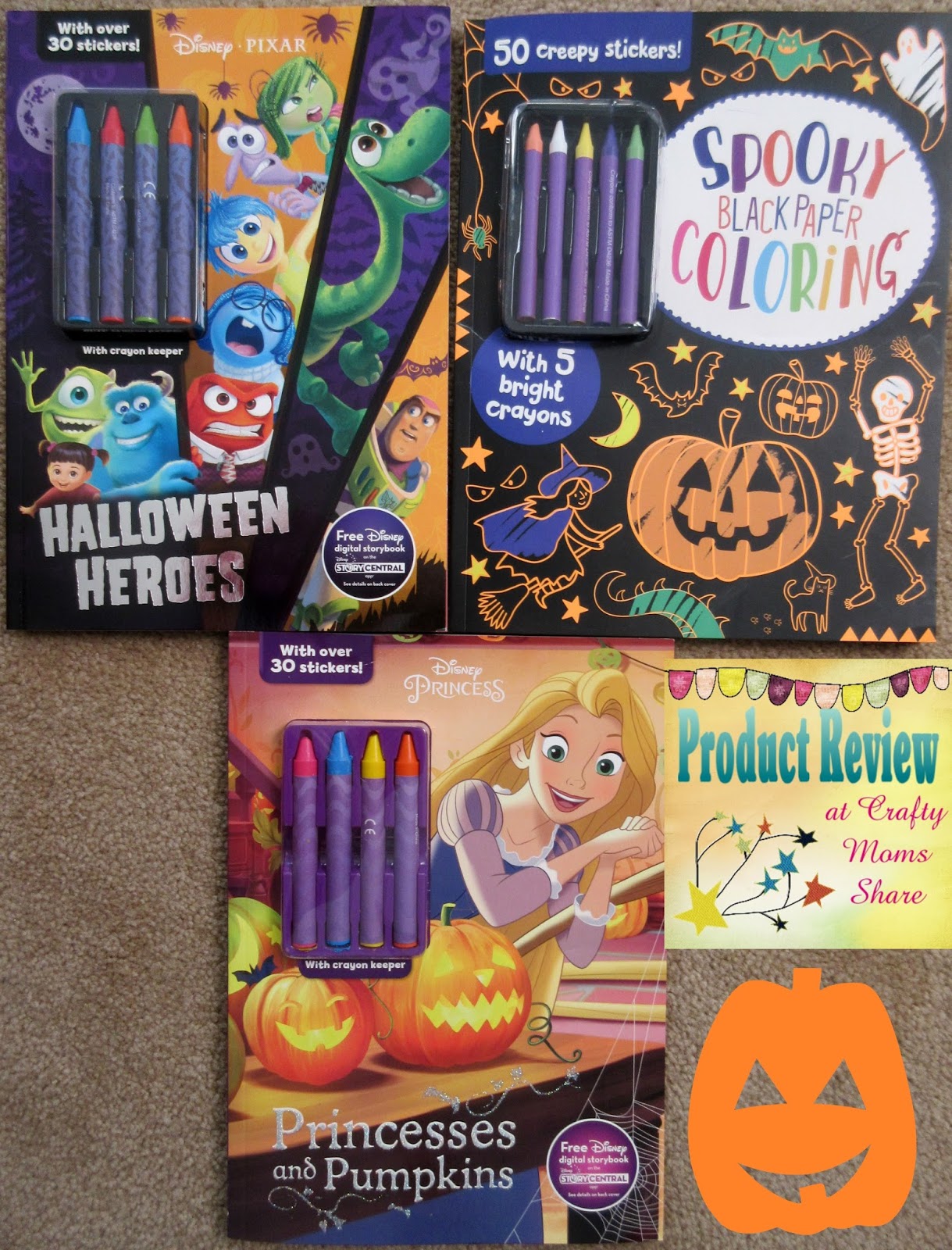 Crafty Moms Share: Halloween Coloring Books for Kids