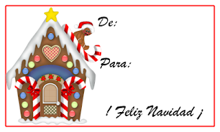 etiqueta de navidad