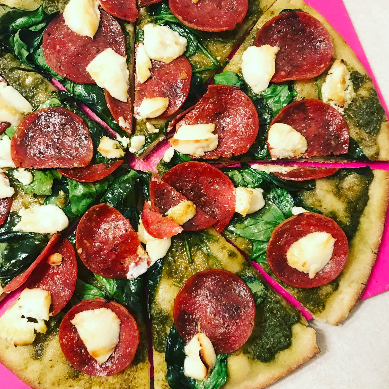 Ponderings on my Wanderings Gluten Free Pepperoni Goat Cheese