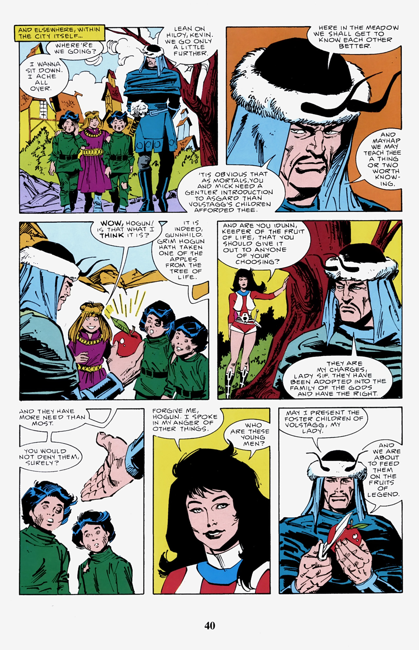 Read online Thor Visionaries: Walter Simonson comic -  Issue # TPB 5 - 42