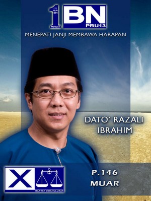 Razali Ibrahim For P146 Muar