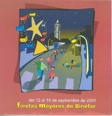 Carteles Fiestas de Binéfar y programas