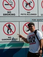 no gangnam style signage