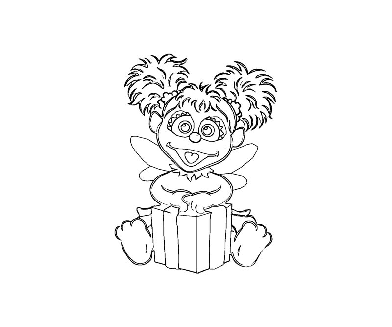 abby cadabby and elmo coloring pages - photo #24