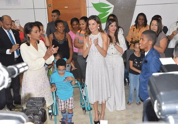 Queen Letizia visited CAID which is a comprehensive Care Center for disabled people