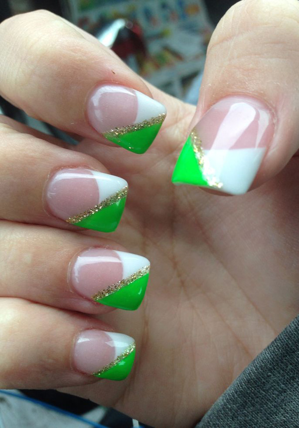 20+ Green Nail Art Ideas For Summer