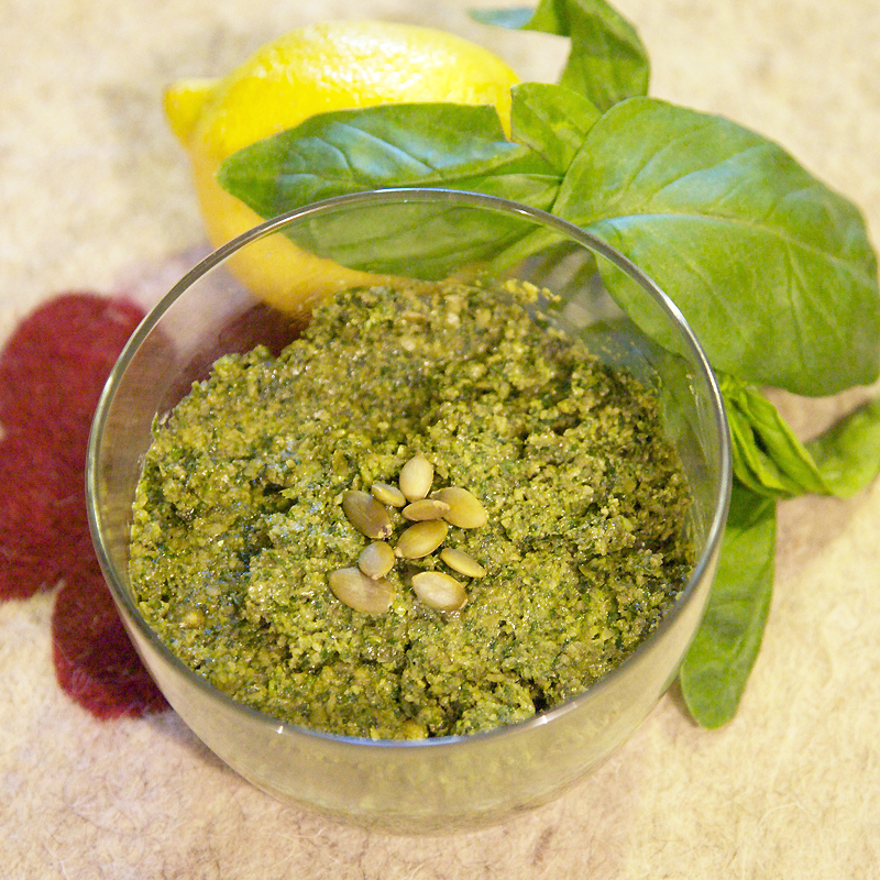 Only Ojas Fresh Basil & Pepita Pesto