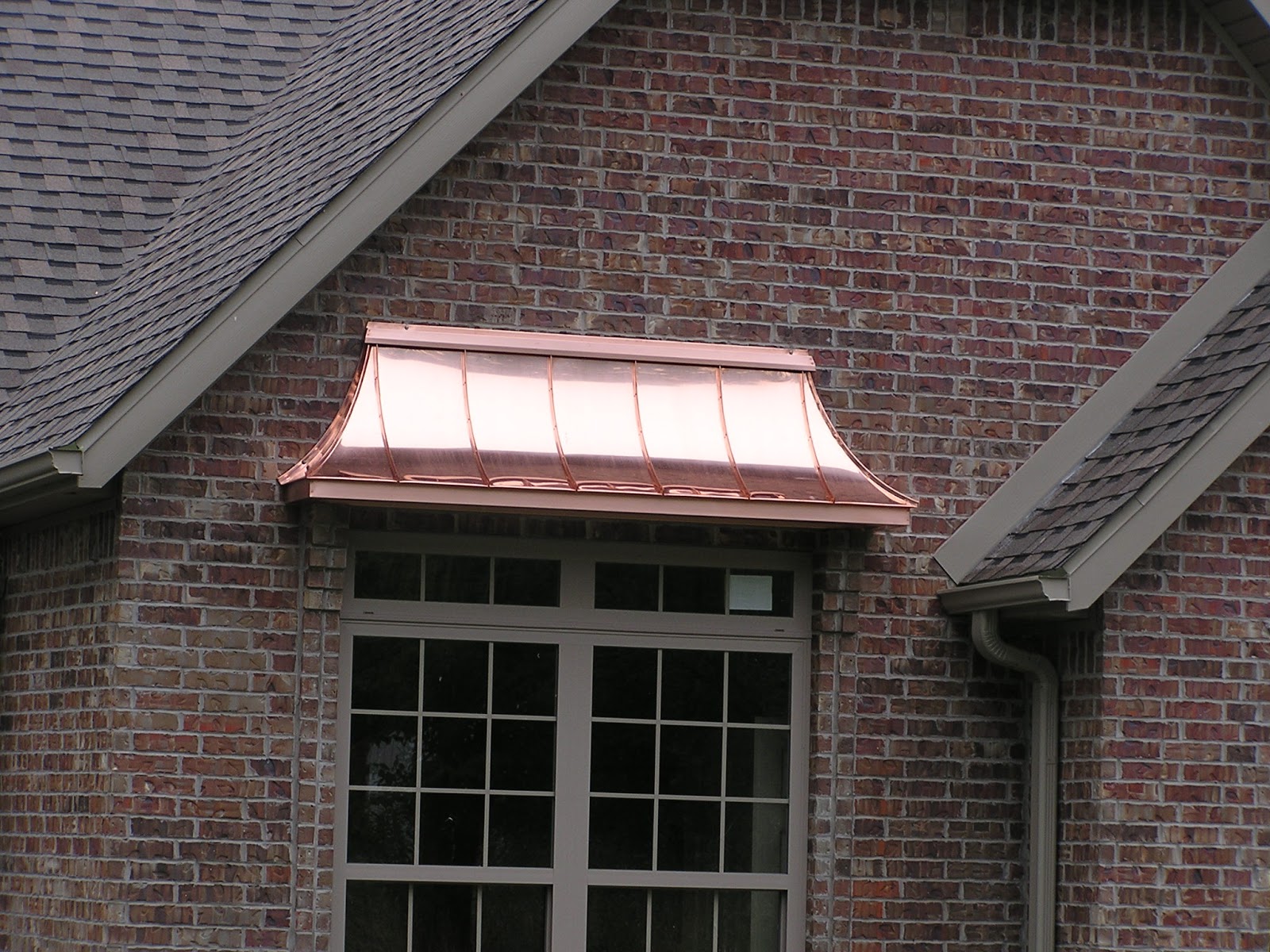The Uptown Acorn The Acorn Cottage {Copper Awning/ Woven Shades}