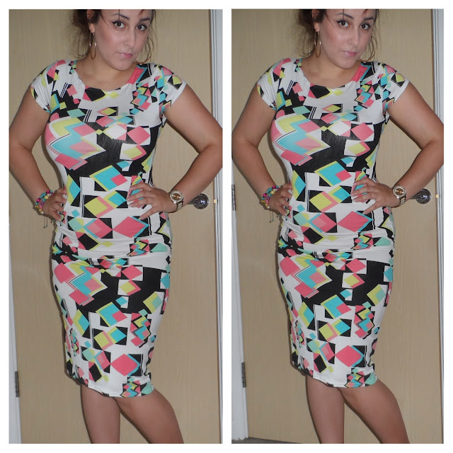 Not Your Average: How I Style: Multi-coloured Midi Dress