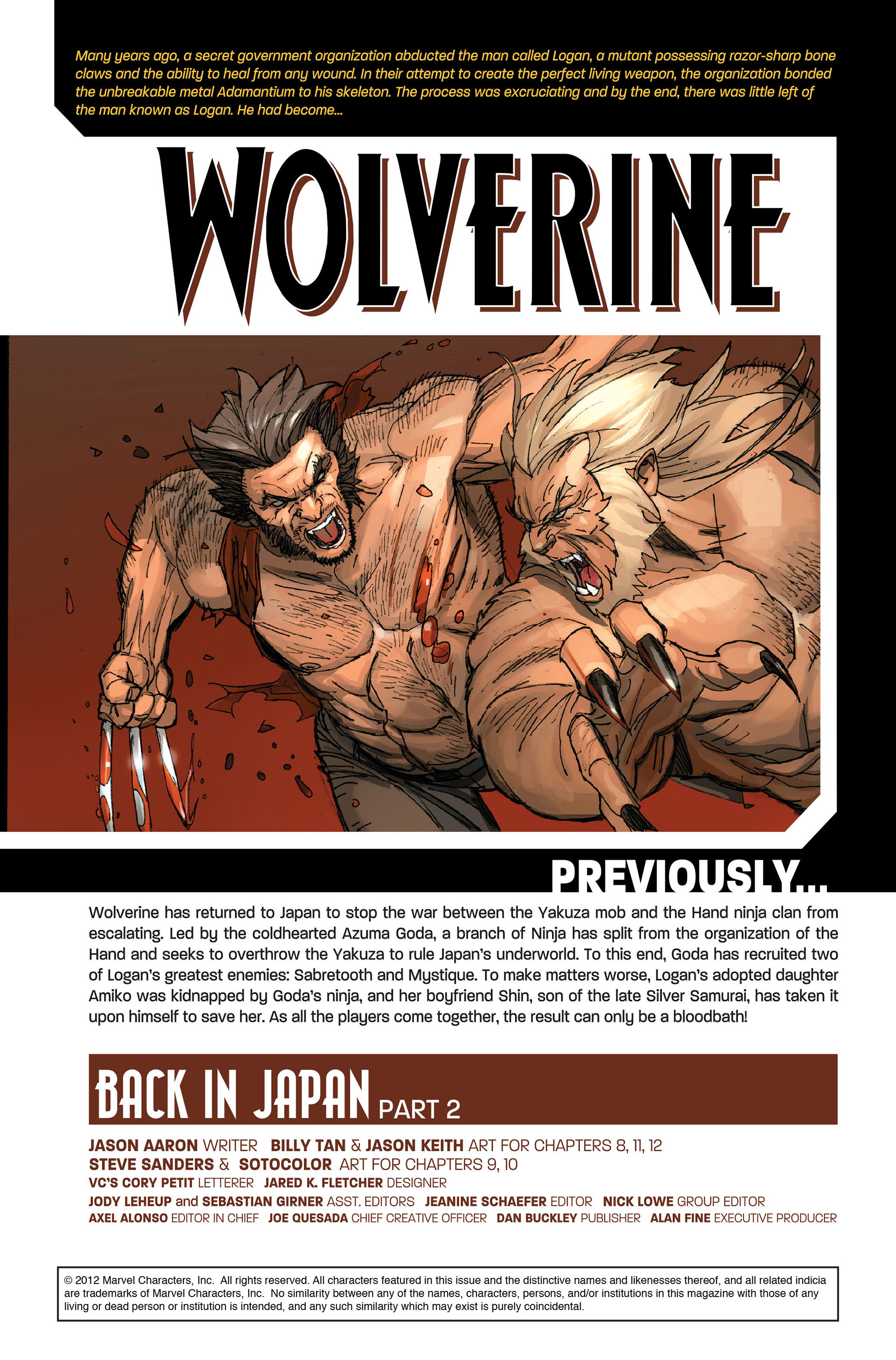 Read online Wolverine (2010) comic -  Issue #301 - 2