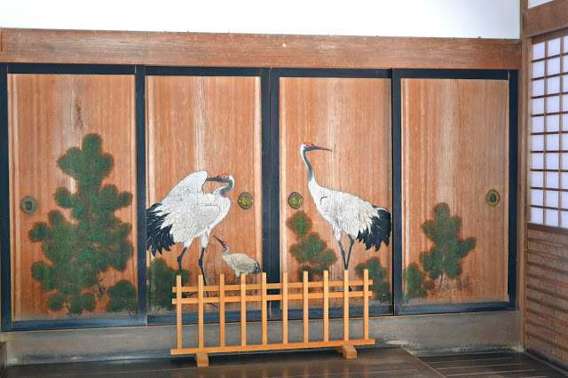 The cranes painted by Kano Tanyu
