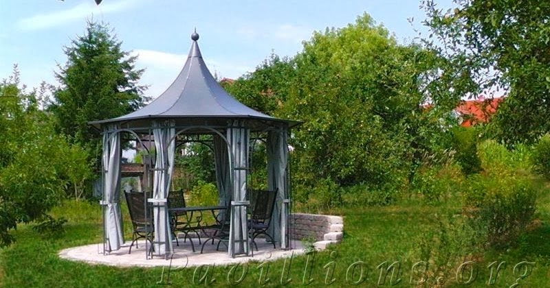 wohnen & wohlfuehlen: Rankpavillon aus Metall: Charmante, romantische