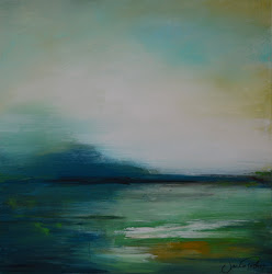 abstract landscape painting paintings landscapes days nature seascape misty jackie sky canvas artist watery landscaping x24 paintingvalley
