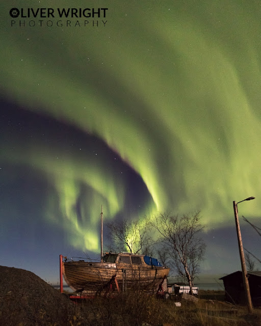 Aurora polar super intensa - Oliver Wright
