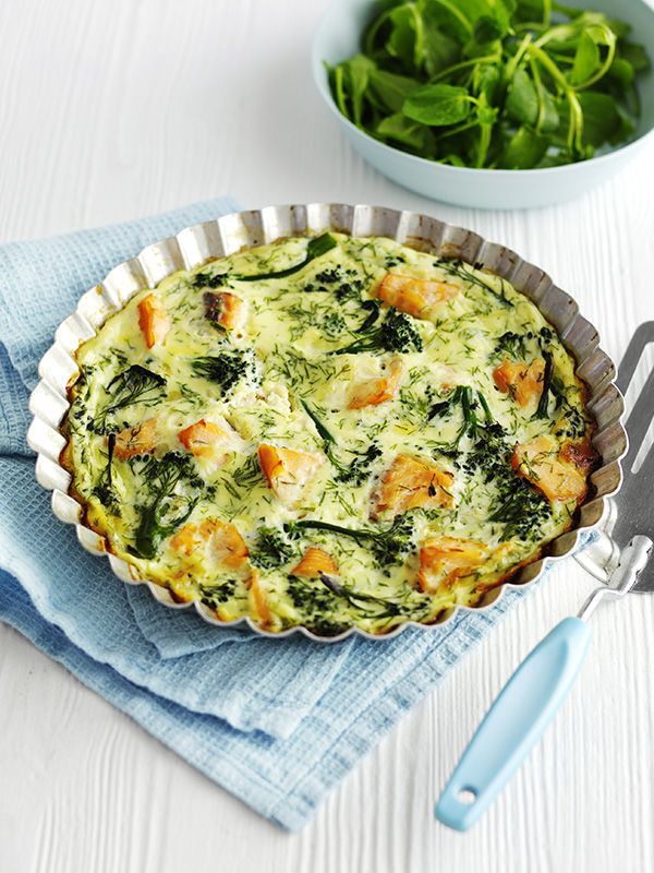 Quiche Salmón Brócoli Quiche Salmón Brócoli