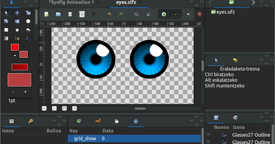 Luberri: Synfig Studio orain lehio bakarrarekin