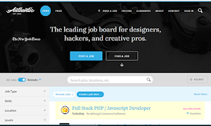 Authentic Jobs features creative jobs from top brands like Apple and Facebook