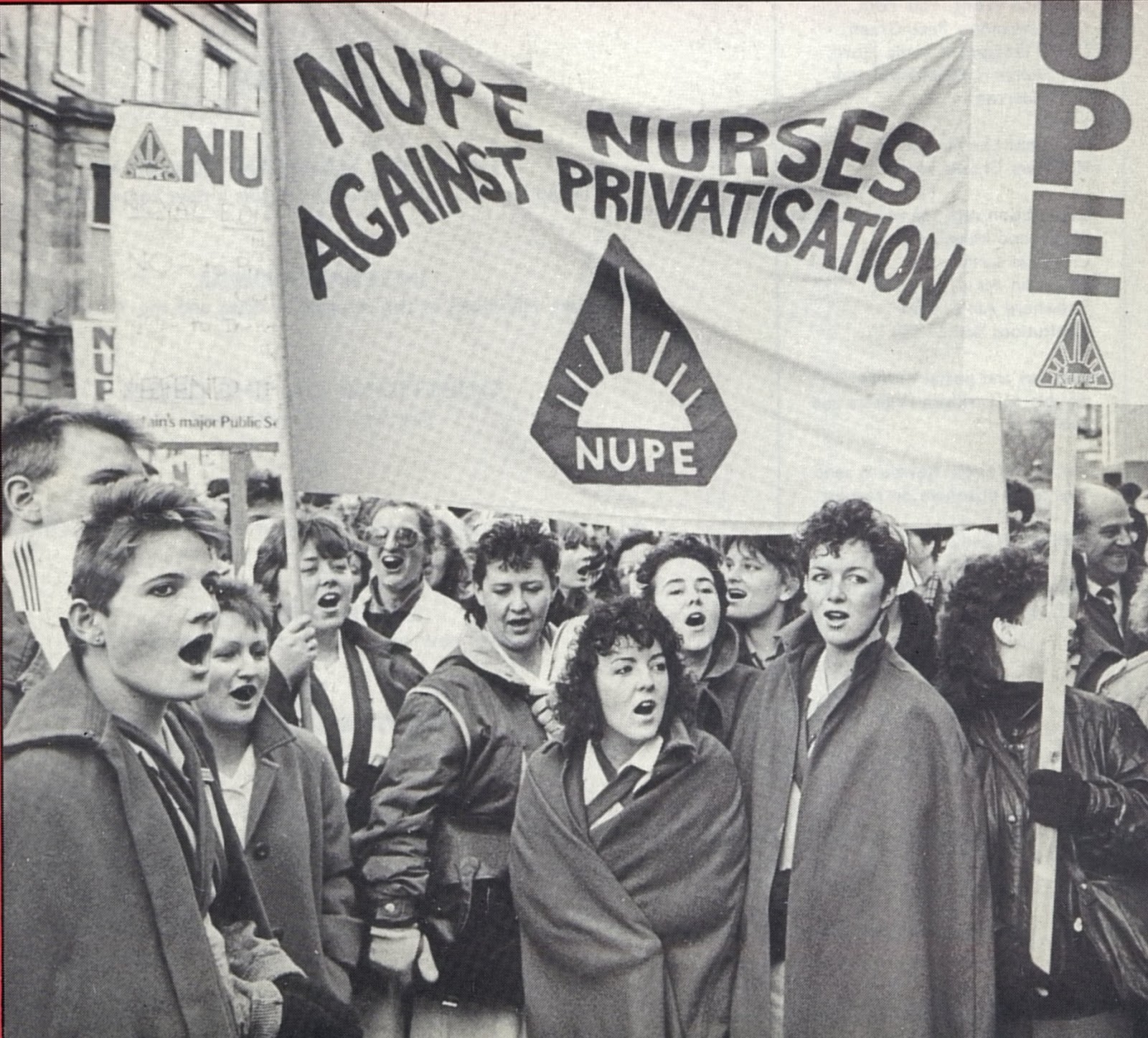 COHSE Nurses Strike 1988