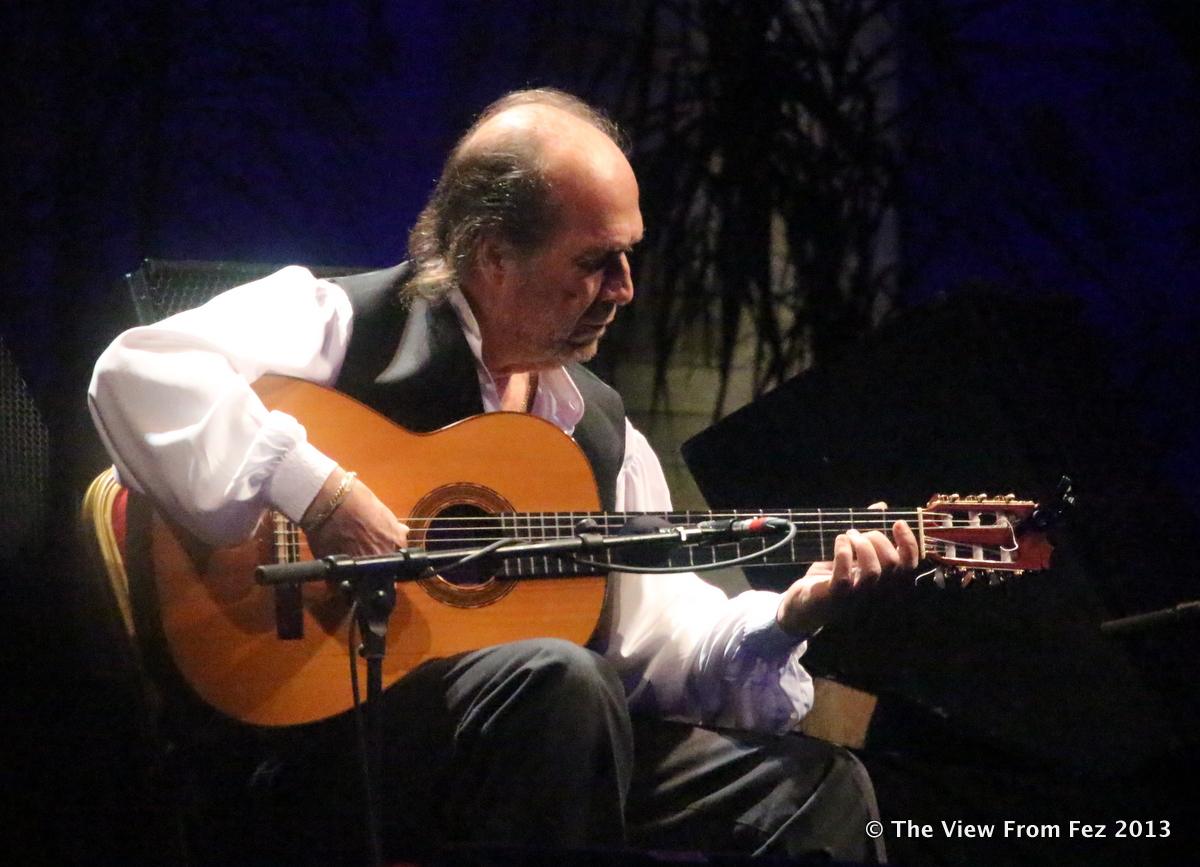 THE VIEW FROM FEZ Paco de Lucía legendary flamenco guitarist at Fes