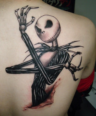 Tatuaje de El extraño mundo de Jack