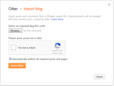 Cara restore data blog pada blogger