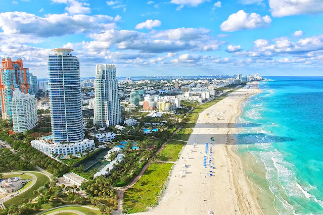 Cheap Miami Beach Vacations: Find Vacation Packages to Miami Beach! Save up to $583 when you book a flight and hotel together for Miami Beach. Extra cash during your Miami Beach stay means more fun! Miami is a major city in United States of America. It has a number of quite interesting communities and neighborhoods, including Miami Beach, which you'll find 6 miles to the northeast of the middle of Miami.
