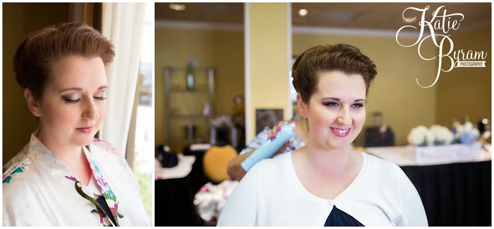 bride getting ready, destination wedding, clearwater beach wedding, hilton clearwater beach wedding, katie byram photography, florida wedding