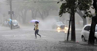 Emparn registra chuvas em 96 cidades; Em Assu, enxurrada leva calçamento e água invade casas