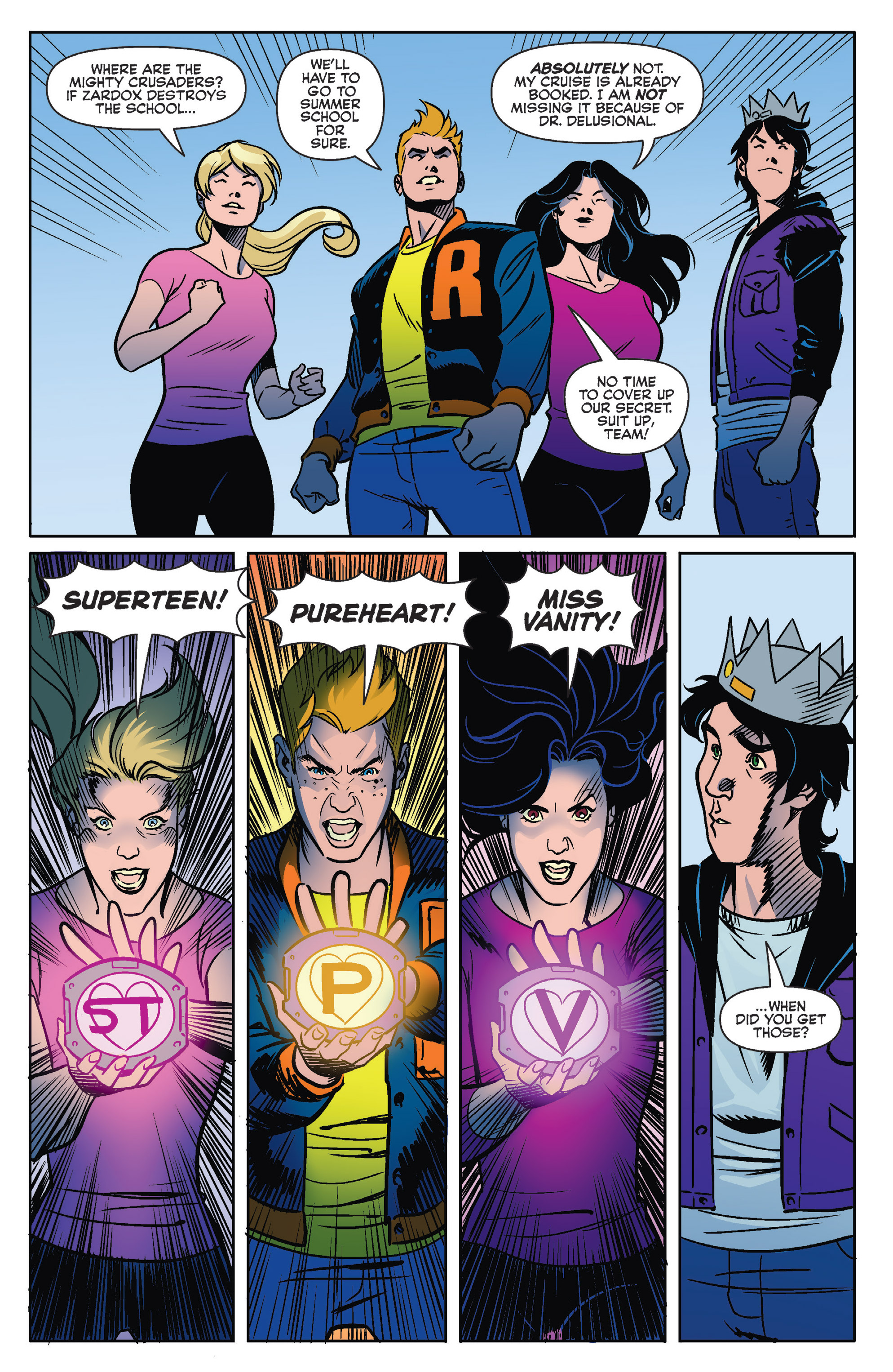 Read online Archie's Superteens Versus Crusaders comic -  Issue #1 - 16
