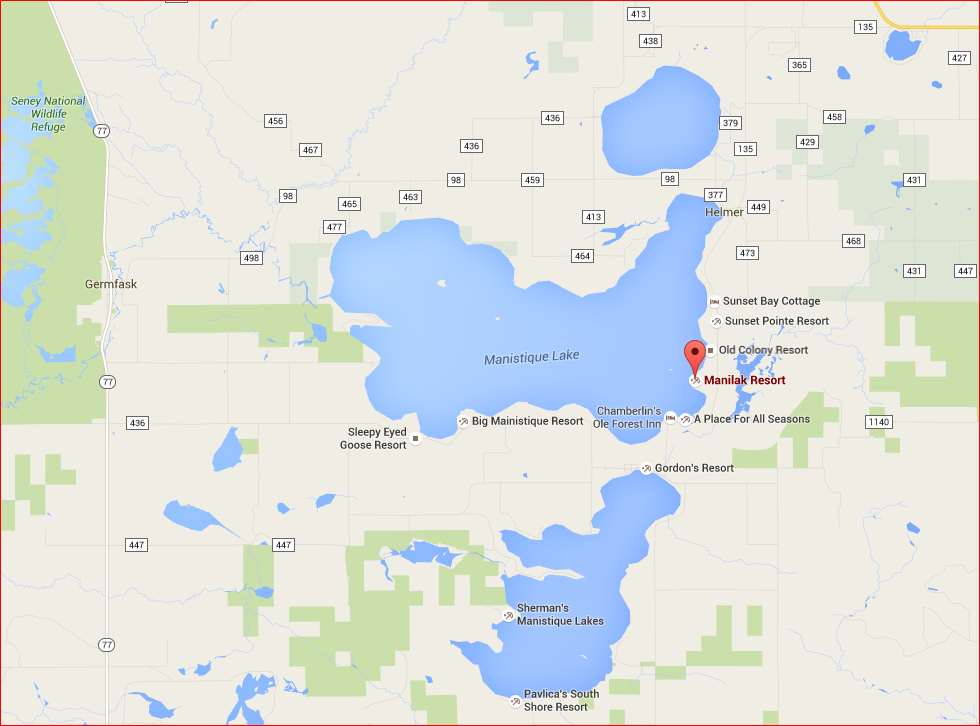 Back to Lake Manistique Maps