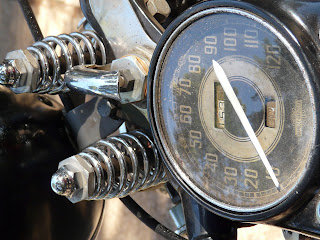 1942 Harley Knucklehead Speedometer