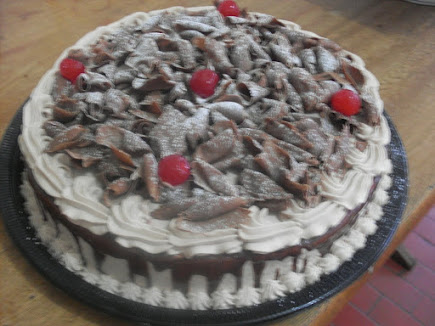 TORTA DE CHOCOLATE C/ NOZES