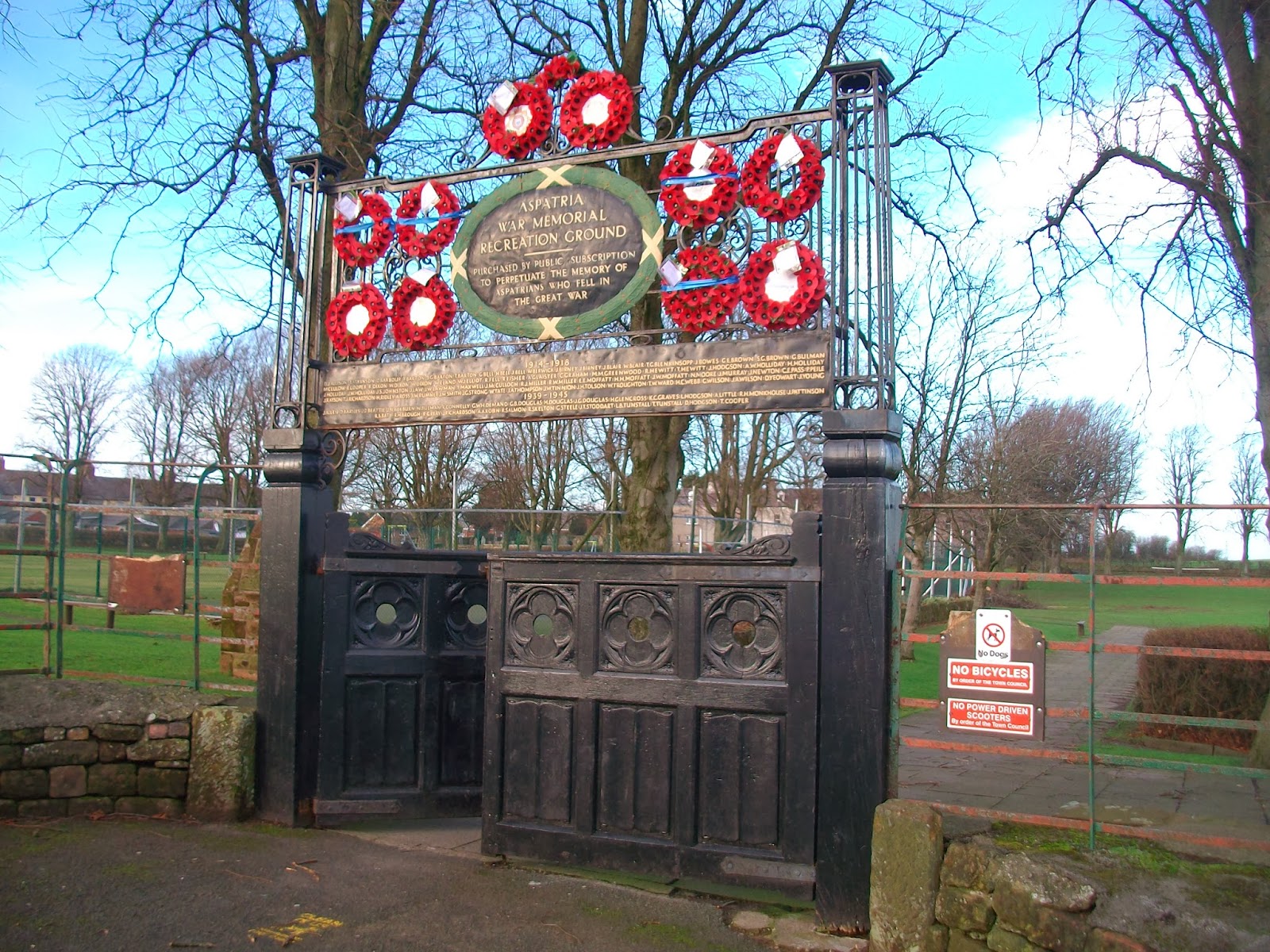 WW2 The Second World War The War Memorials of Aspatria, Cumbria