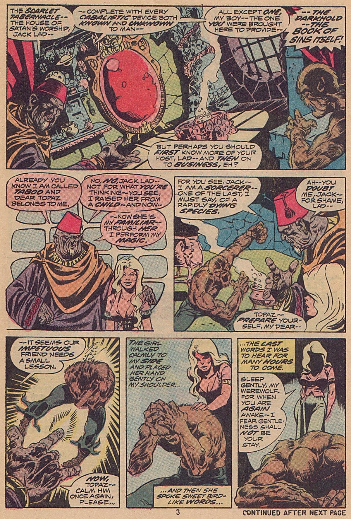 Read online Werewolf by Night (1972) comic -  Issue #13 - 4