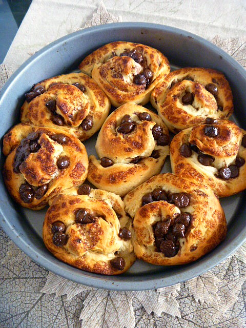 Quick and Easy Chocolate Chip Cinnamon Rolls: Heavenly chocolately breakfast pastries! - Slice of Southern