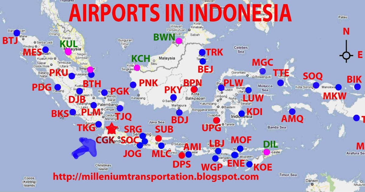 Trip To The World: airports in indonesia