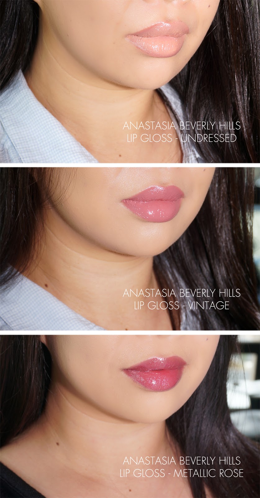 Anastasia Beverly Hills Lip Gloss Undressed Vintage And Metallic