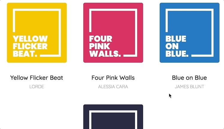 CSS Grid: Makeup Palettes with flip effects