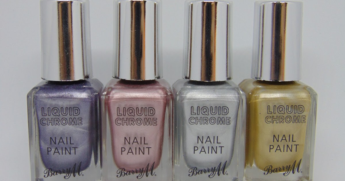 barry liquid chrome nail paint