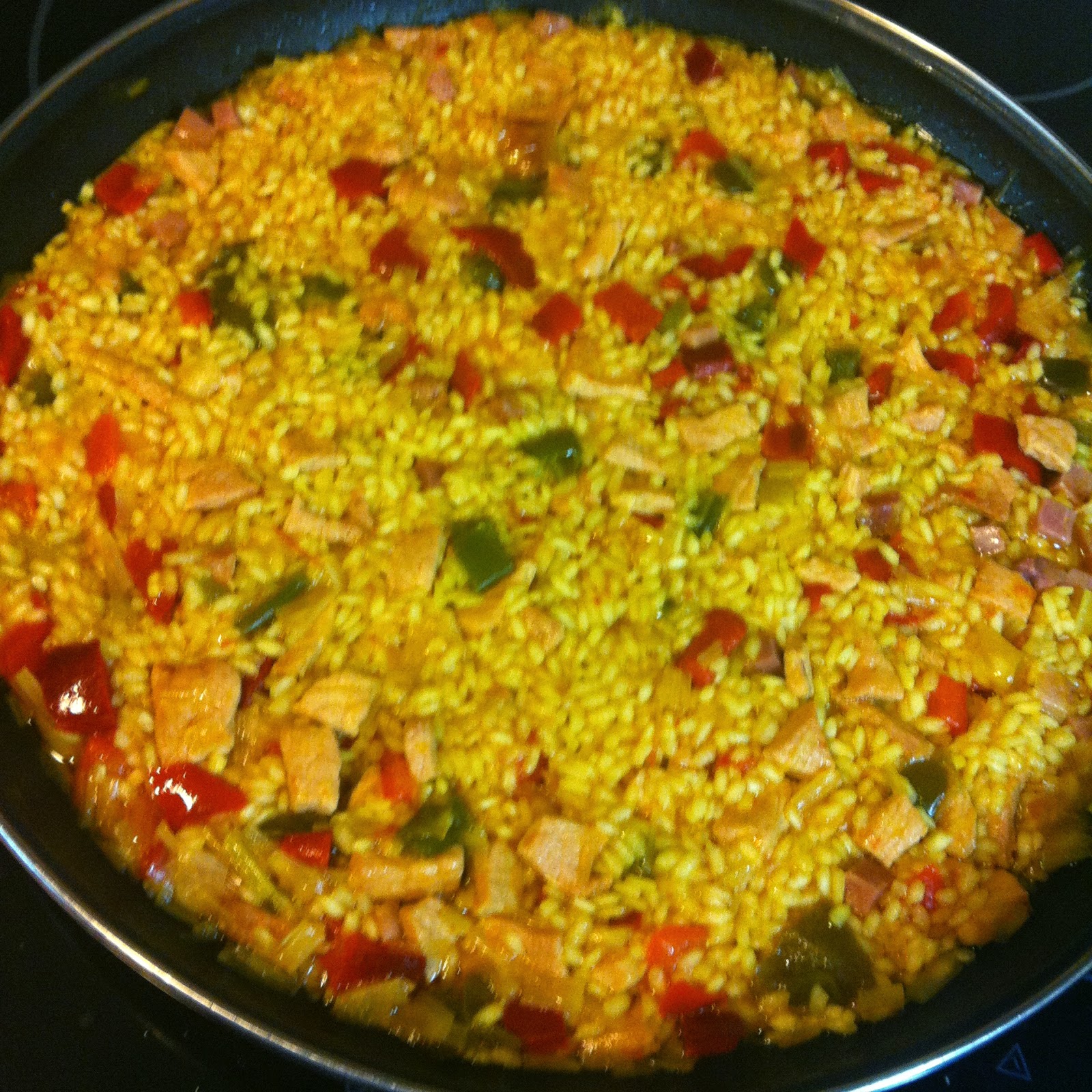 Las recetas de Martuka Paella Con Lomo Y Dos Pimientos