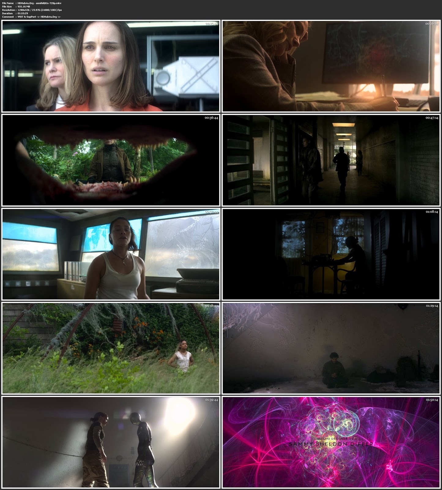 Annihilation 2018 English 720p WEB-DL Msubs 900MB Download