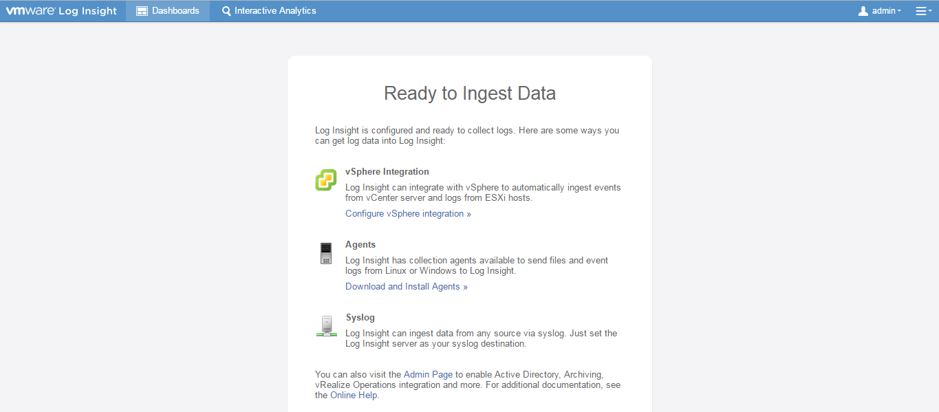 VMware vRealize Log Insight Deployment - vSphere Integration | TechCrumble