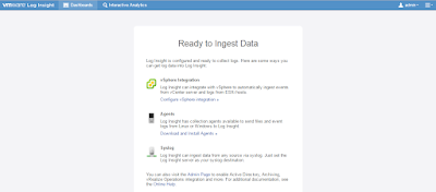 VMware vRealize Log Insight Deployment – vSphere Integration